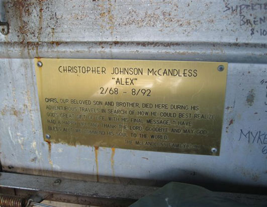Chris McCandless outdoors